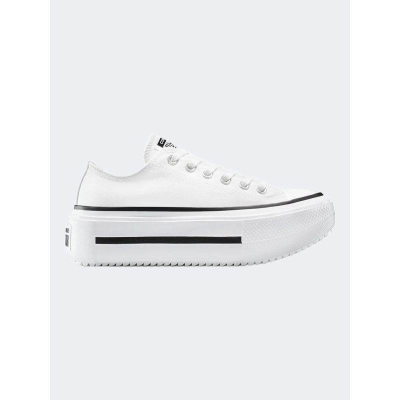 Converse Chuck Taylor All Star Lift Double Stack Platform Canvas Women Lifestyle Shoes White/Black