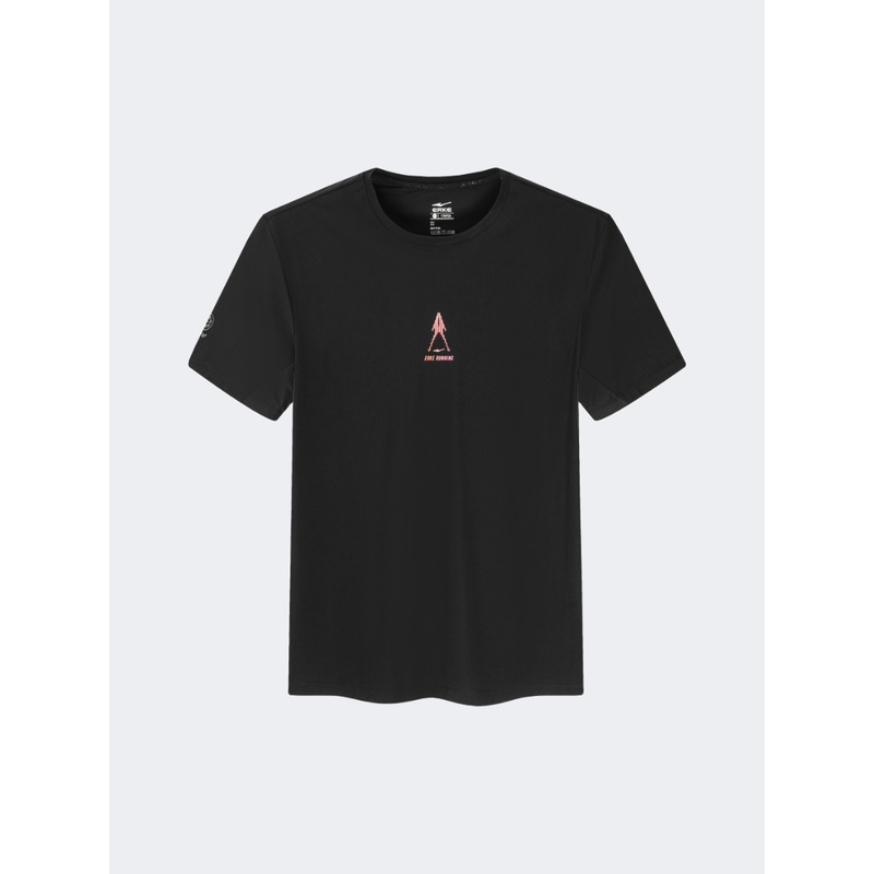 Erke Men Running T-Shirt Black