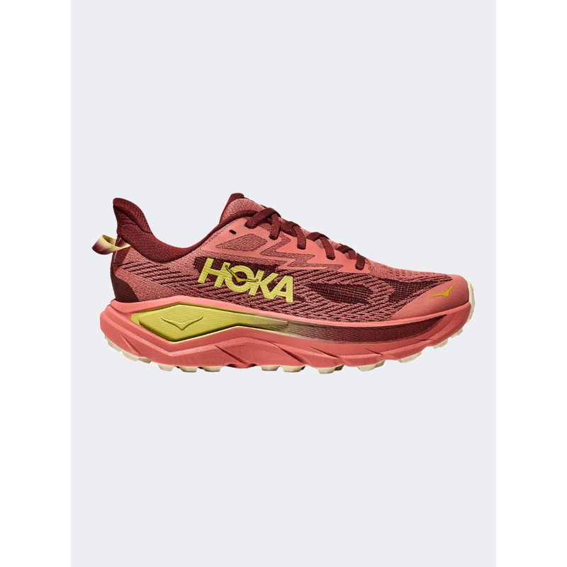 Hoka Challenger 8 Women Running Shoes Blush/Dark Cedar