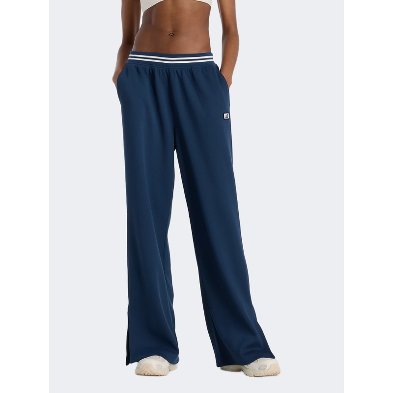 New Balance Post Season Pique Women Lifestyle Pant Nb Navy