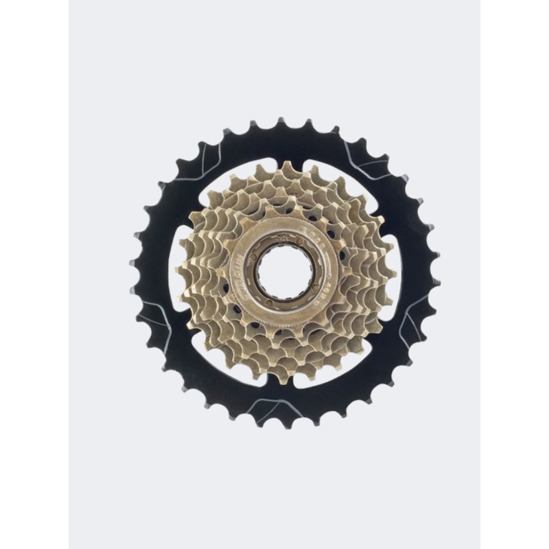 Sunrun Cassette Sunrun Fw-7Ib 7-Speed Biking Spare Parts Brown