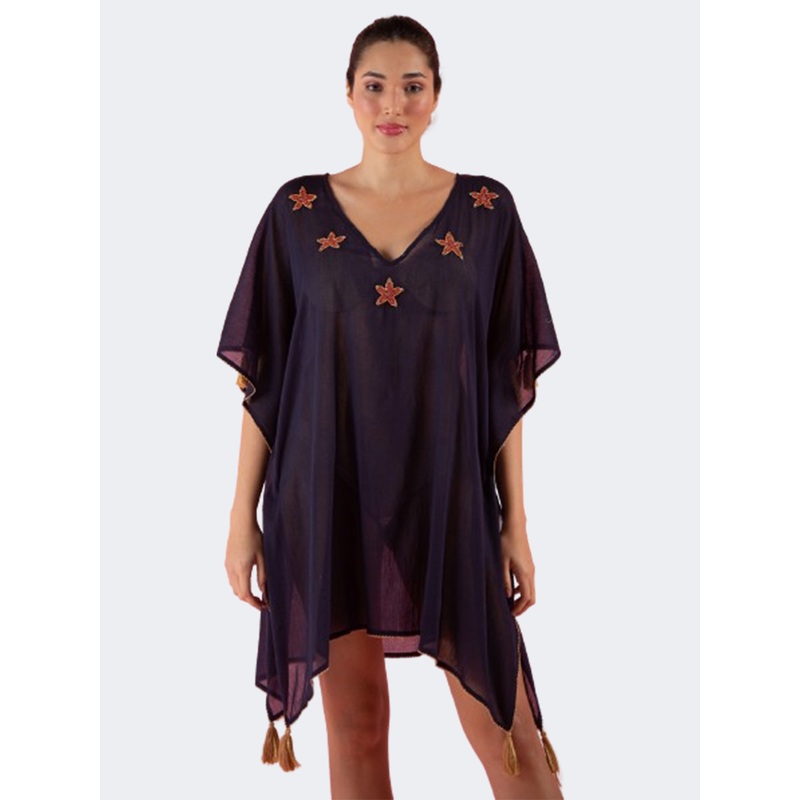 Amelie Effortless Women Beach Dress Navy Blue