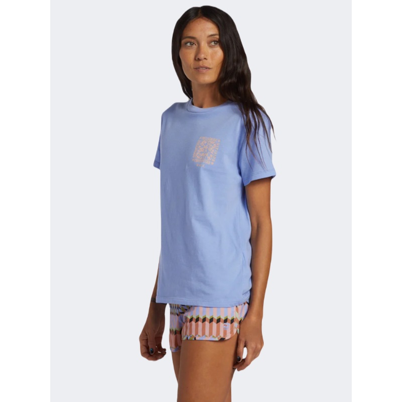 Billabong Adventure Division Women Lifestyle T-Shirt Cosmic Blue