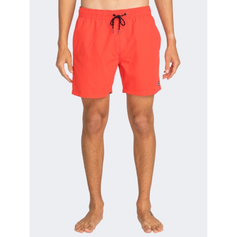 Billabong All Day Layback Men Beach Swim Short Red Hot