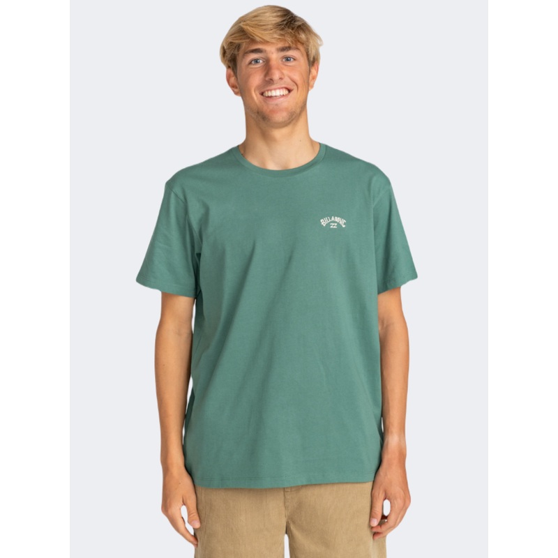 Billabong Arch Men Lifestyle T-Shirt Blue Spruce/Green