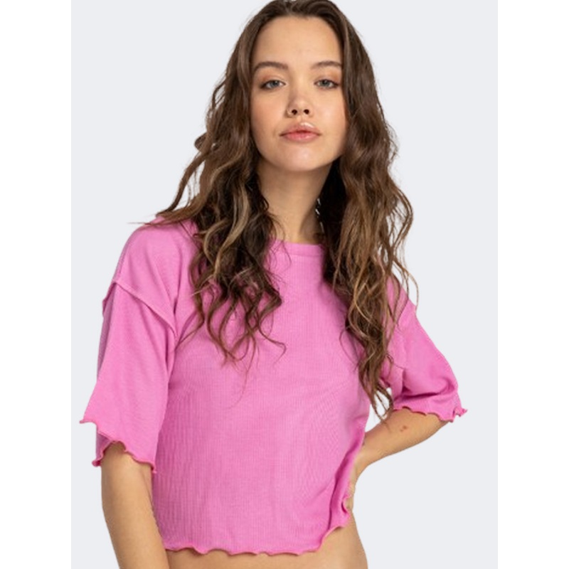 Billabong Beautiful Morning Women Lifestyle T-Shirt Lush Lilac