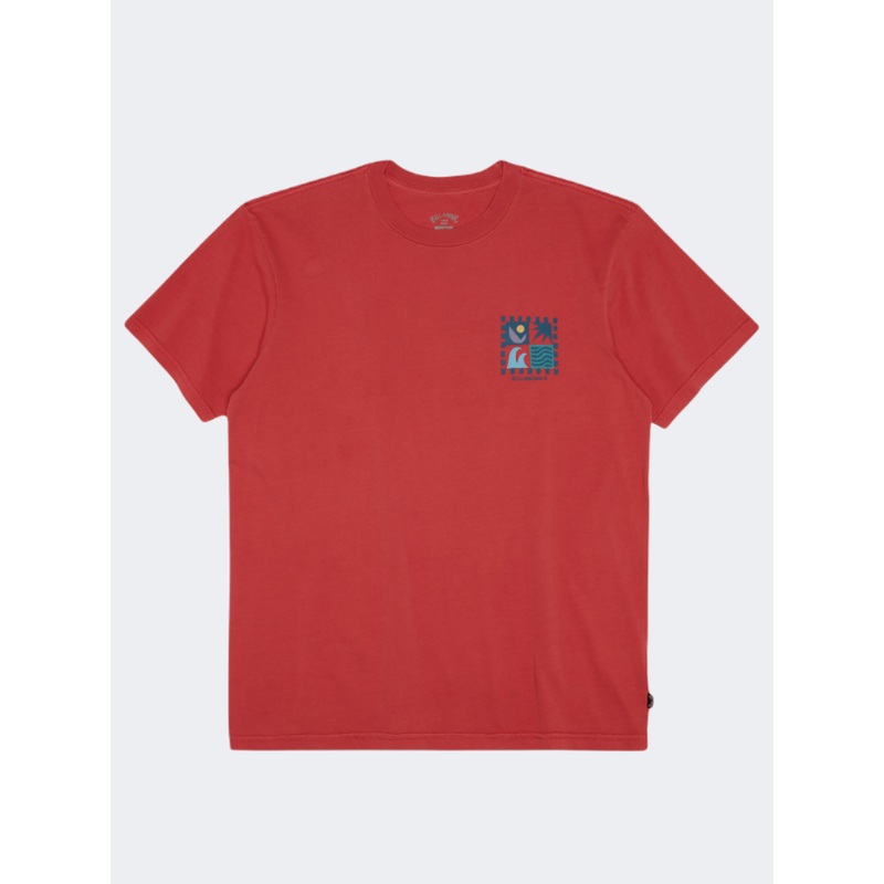 Billabong Boxed In Boys Lifestyle T-Shirt Coral