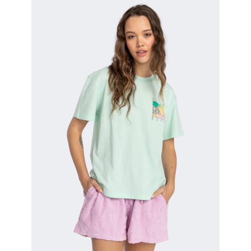 Billabong Hello Sun Women Lifestyle T-Shirt Sweet Mint