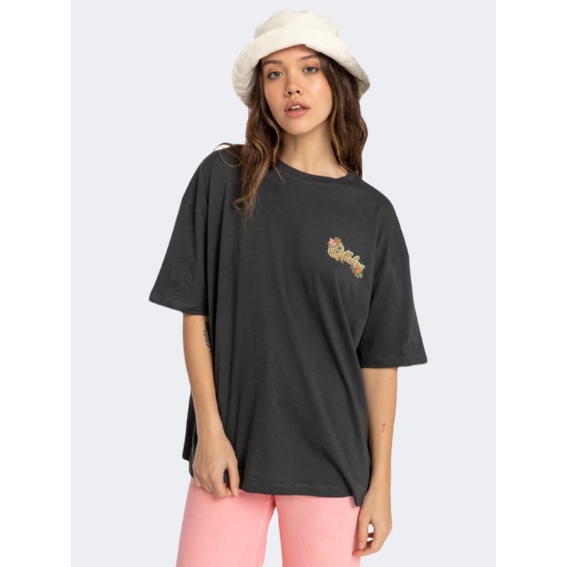 Billabong If Lost Women Lifestyle T-Shirt Off Black