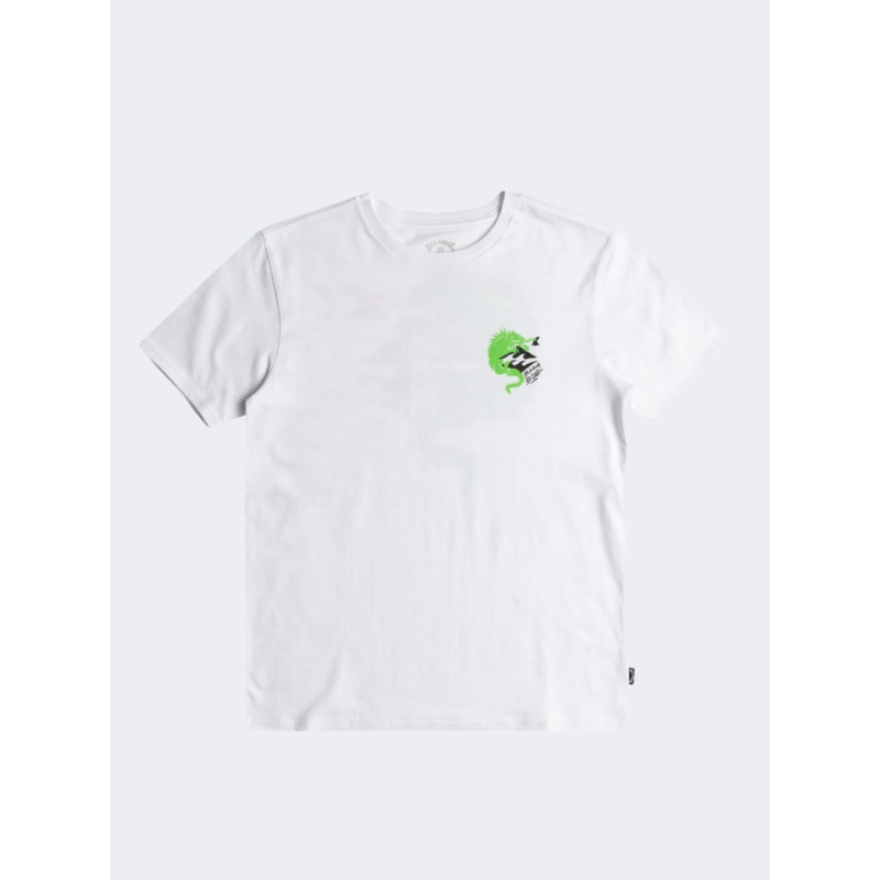 Billabong Iguana King Boys Lifestyle T-Shirt White