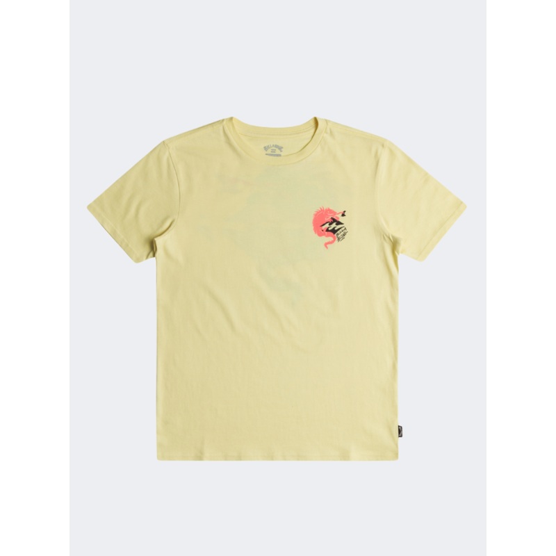 Billabong Iguana King Boys Lifestyle T-Shirt Yellow