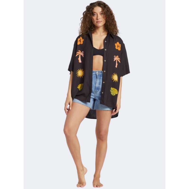 Billabong On Vacation Women Lifestyle Shirt Brown Sands