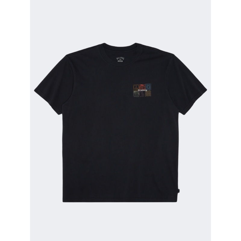 Billabong Reflections Wave Wash Men Lifestyle T-Shirt Black