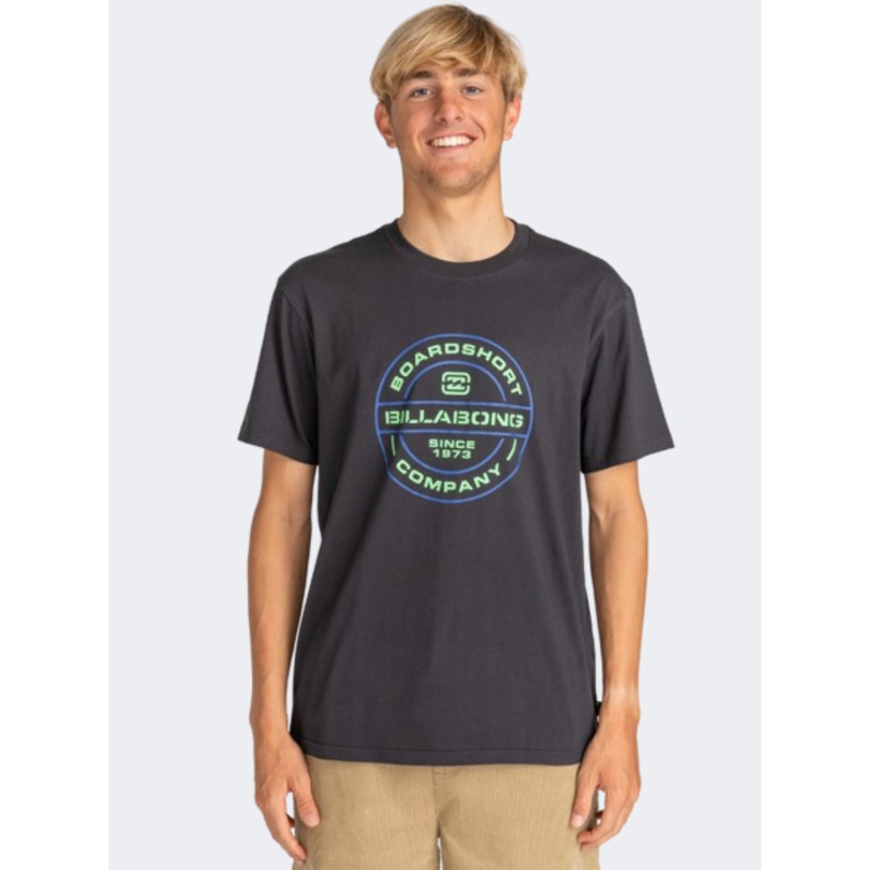 Billabong Rotor Fill Men Lifestyle T-Shirt Washed Black