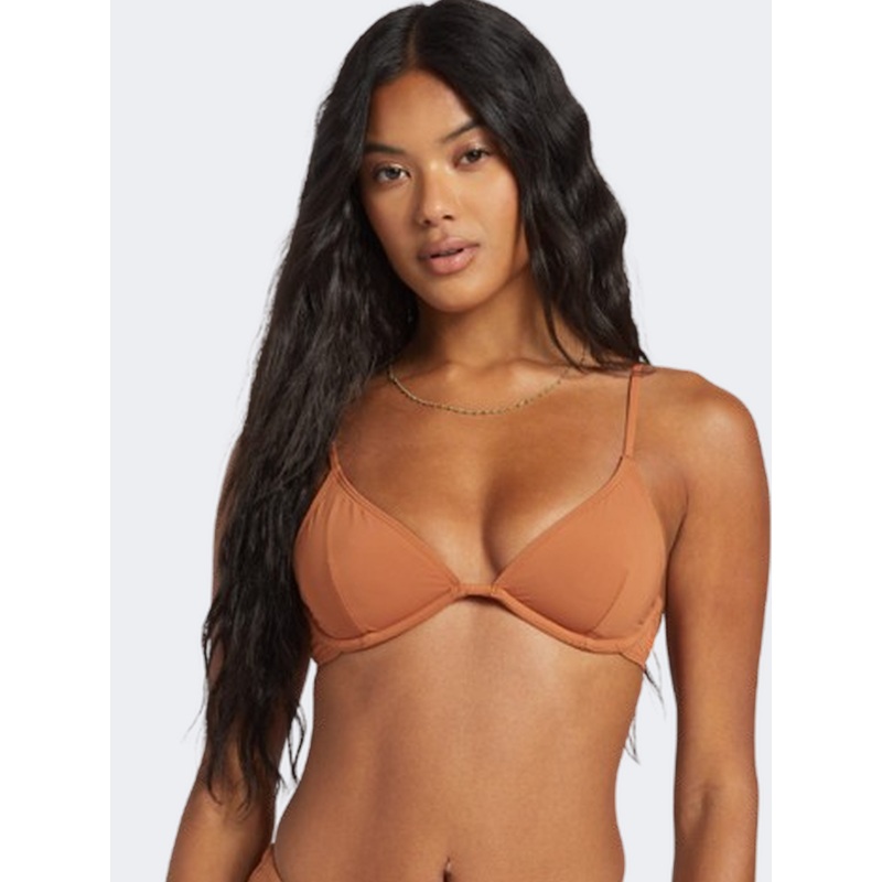 Billabong Sol Searcher Reese Women Beach Bra Golden Brown