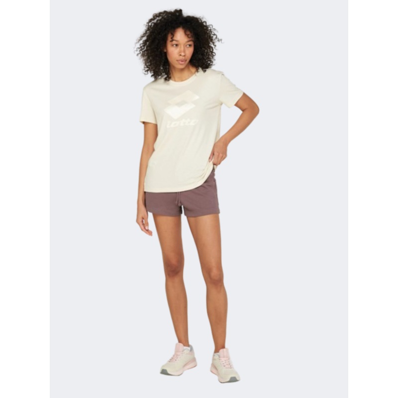 Lotto Smart Iv Women Lifestyle T-Shirt Cream White