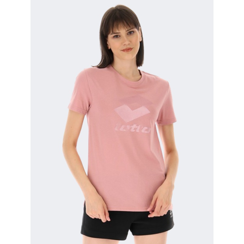 Lotto Smart Iv Women Lifestyle T-Shirt Pink