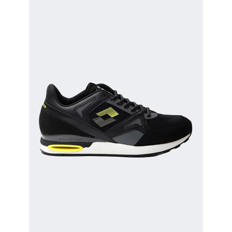 Lotto Synpulse 93 Amf Men Lifestyle Shoes Black/Acacia Green