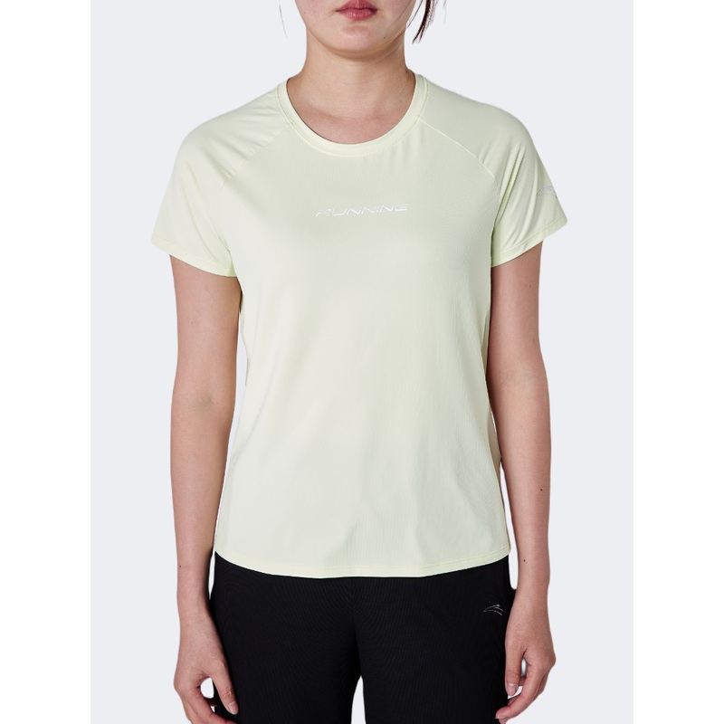 Anta Advanced Women Running T-Shirt Green