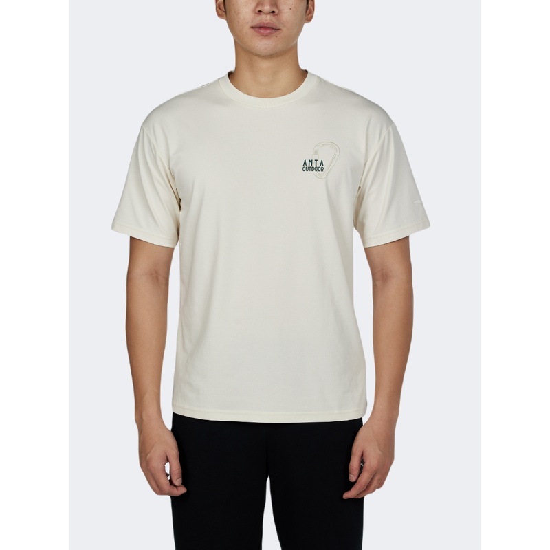 Anta Camping Men Outdoor T-Shirt White