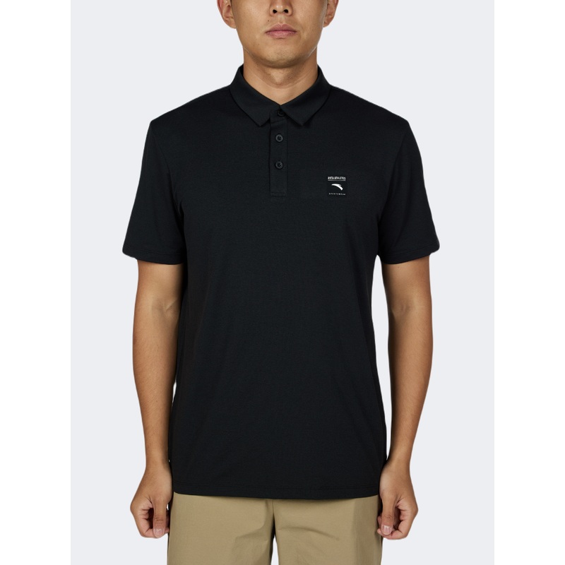 Anta Group Purchase Men Training Polo Short Sleeve Black