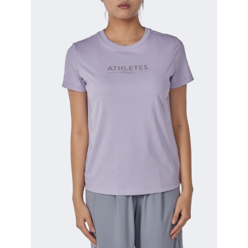 Anta Group Purchase Women Training T-Shirt Purple
