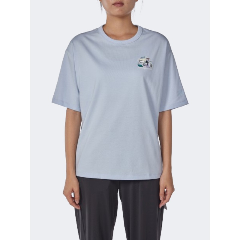 Anta Have A Nice Time Women Lifestyle T-Shirt Blue