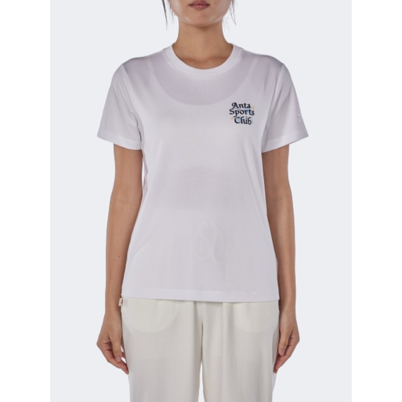 Anta Have A Nice Time Women Lifestyle T-Shirt White