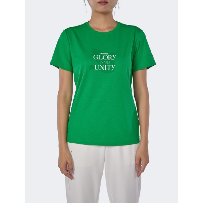 Anta Peace And Love Women Lifestyle T-Shirt Green