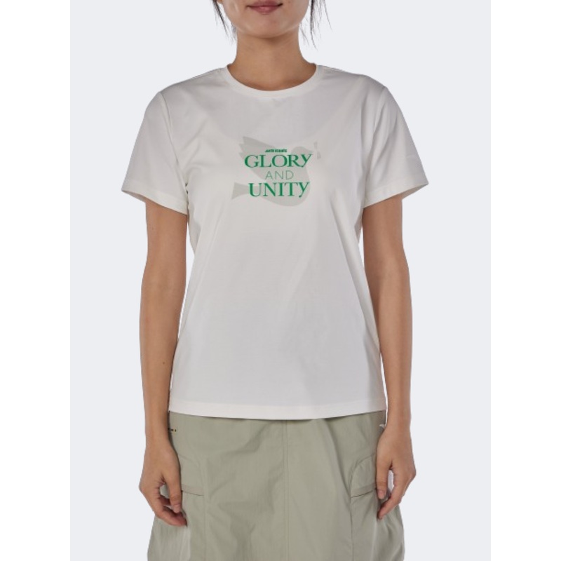 Anta Peace And Love Women Lifestyle T-Shirt White