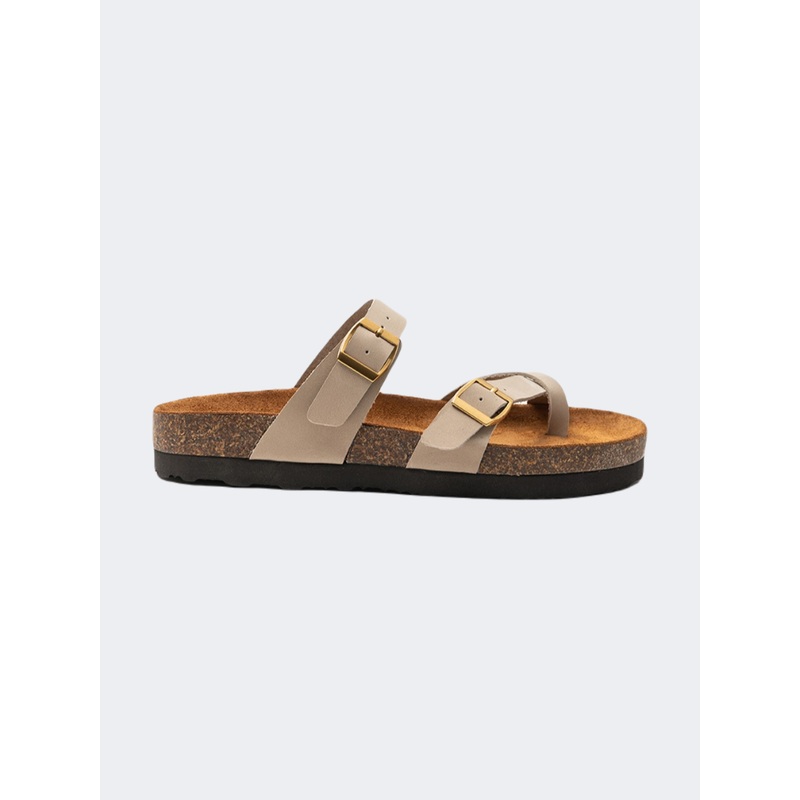 Ateneo Comfort Women Beach Slipper Beige