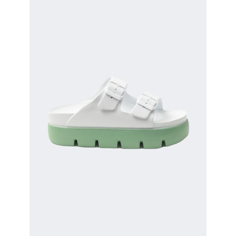 Ateneo Comfort Women Beach Slipper White Menta