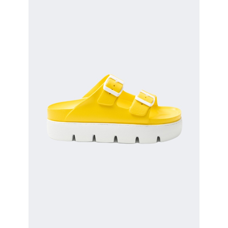 Ateneo Comfort Women Beach Slipper Yellow/White