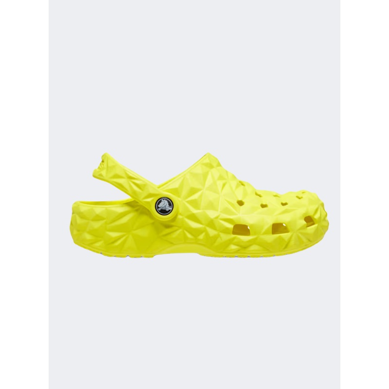 Crocs Classic Geometric Clog Kids Lifestyle Slippers Acidity