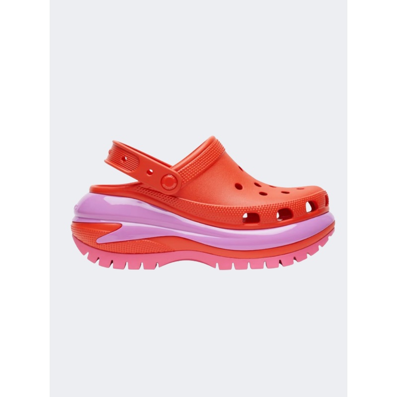 Crocs Mega Crush Unisex Lifestyle Slippers Lava