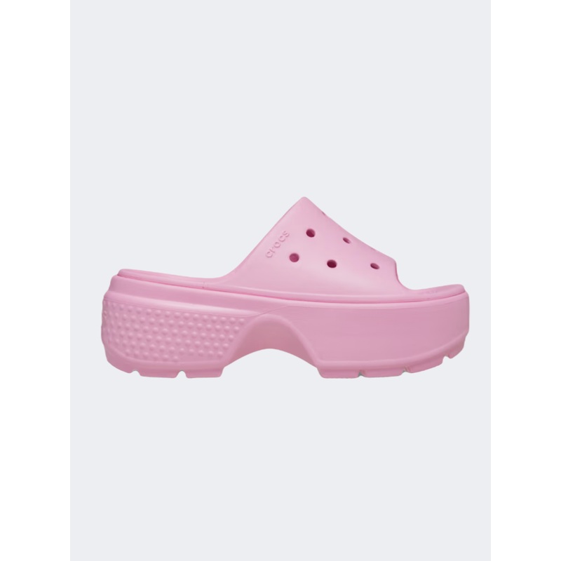 Crocs Stomp Unisex Lifestyle Slippers Pink Tweed