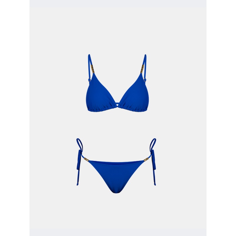 Oil And Gaz  Women Bikini Set Electric Blue