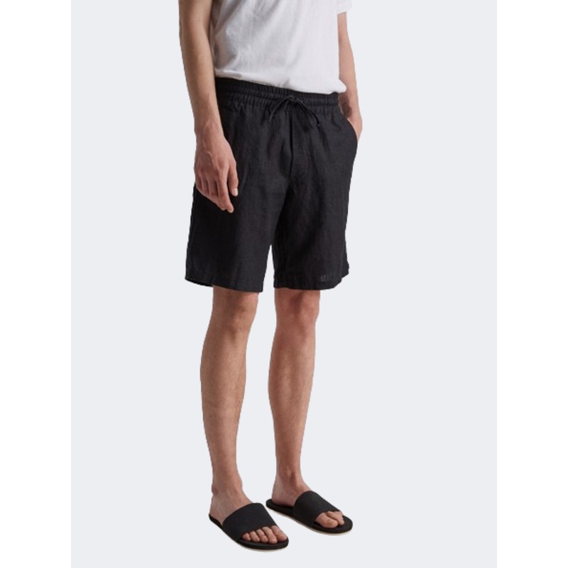 Sea You Soon Benicia Men Beach Short Black