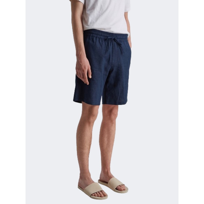 Sea You Soon Benicia Men Beach Short Navy Blue