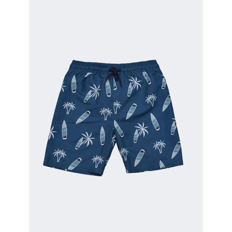 Stamion Bermuda Boats Boys Beach Swim Short Blue