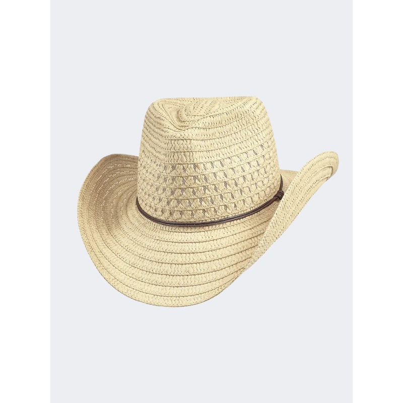 Stamion Cowboy Men Beach Hat Natural