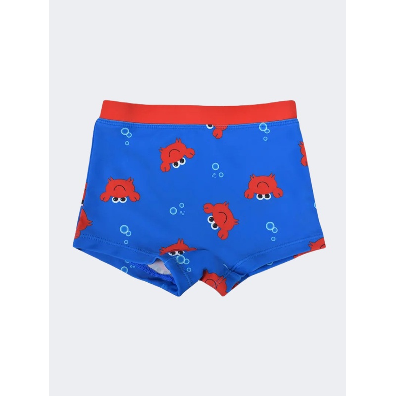 Stamion Crabs Boys Beach Swim Short Blue/Red