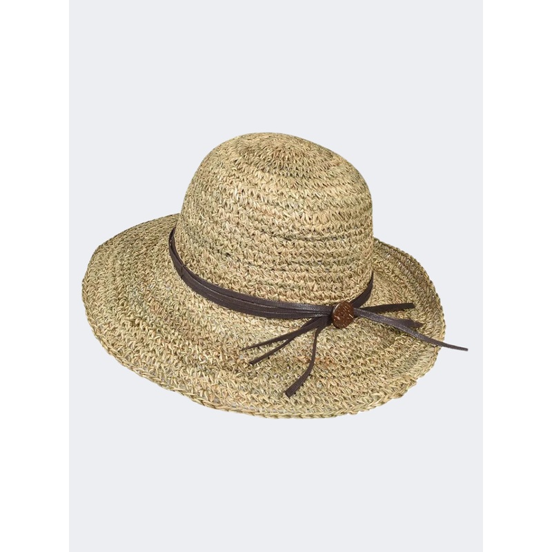Stamion Crochet Women Beach Hat Natural