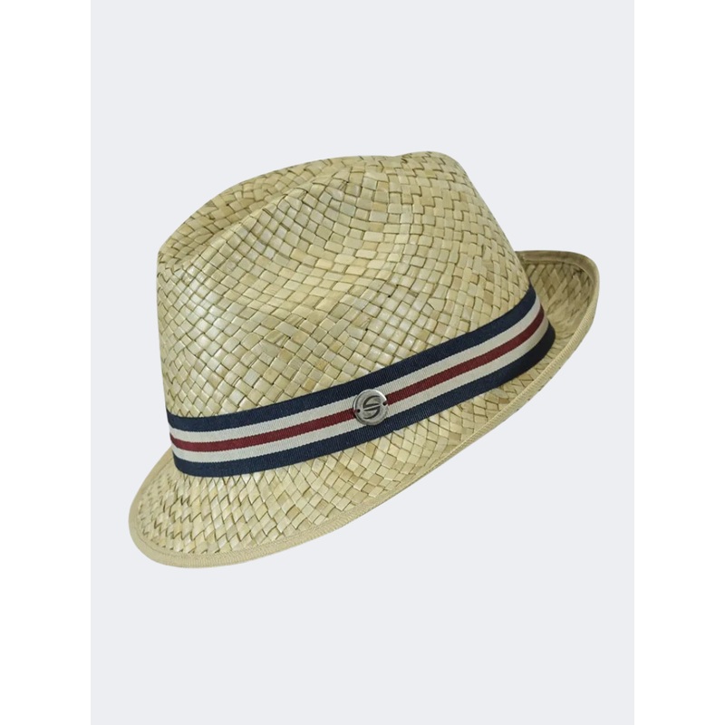 Stamion Tribbly Men Beach Hat Natural/Blue