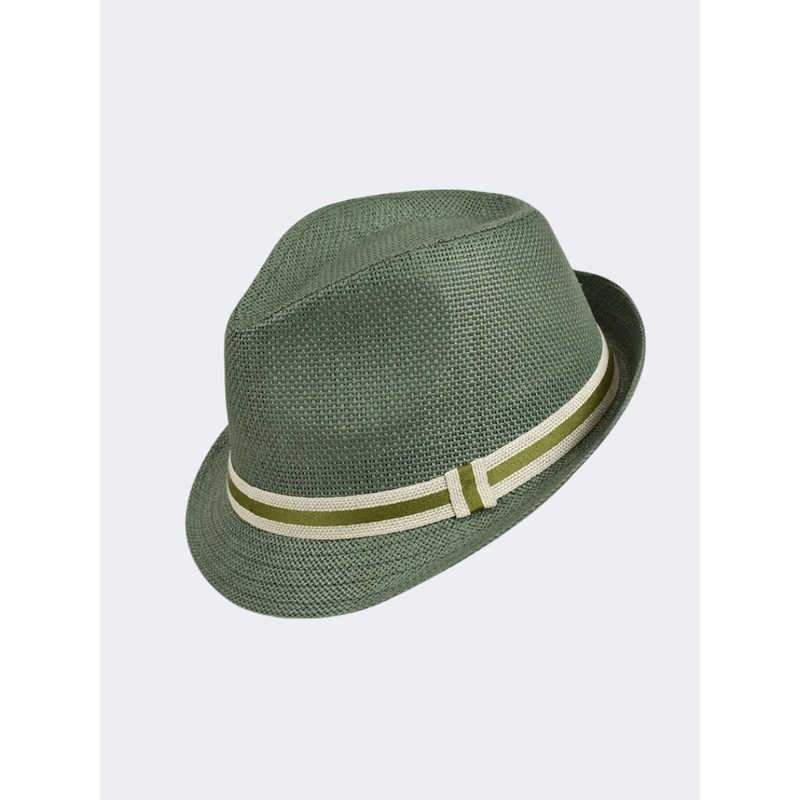 Stamion Trilby Men Beach Hat Green