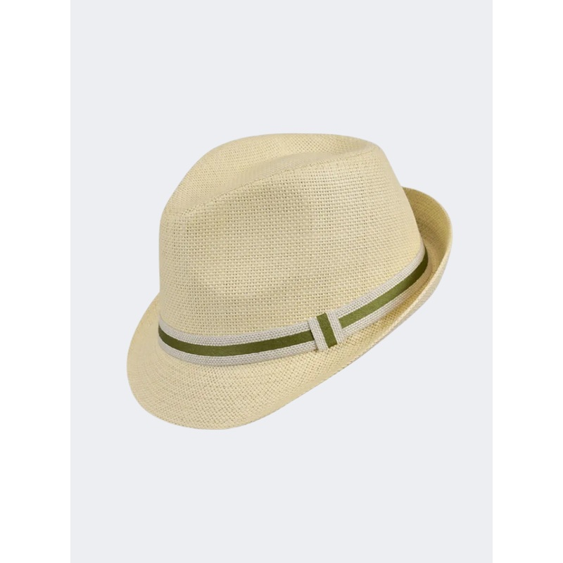 Stamion Trilby Men Beach Hat Natural