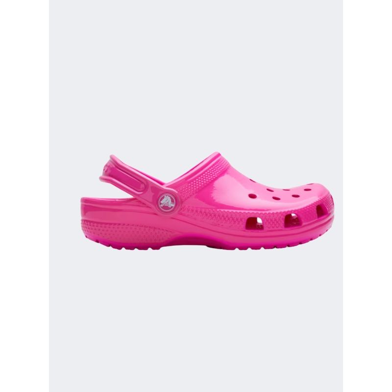 Crocs Classic Neon Clog Unisex Lifestyle Slippers Pink Crush