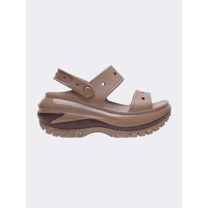 Crocs Mega Crush Unisex Lifestyle Sandals Latte