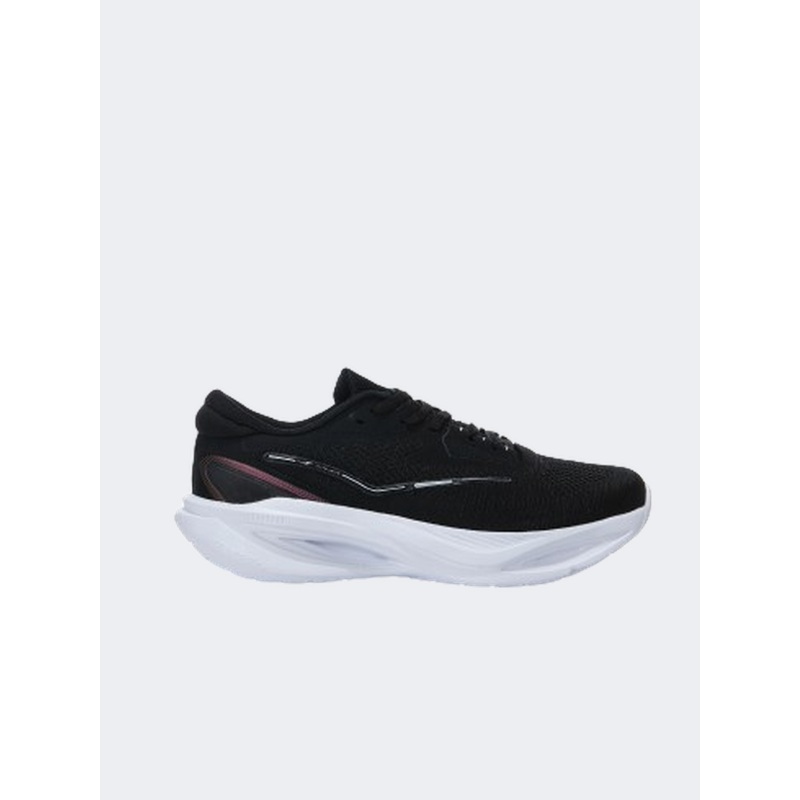 Erke Cushioning Men Running Shoes Black/White