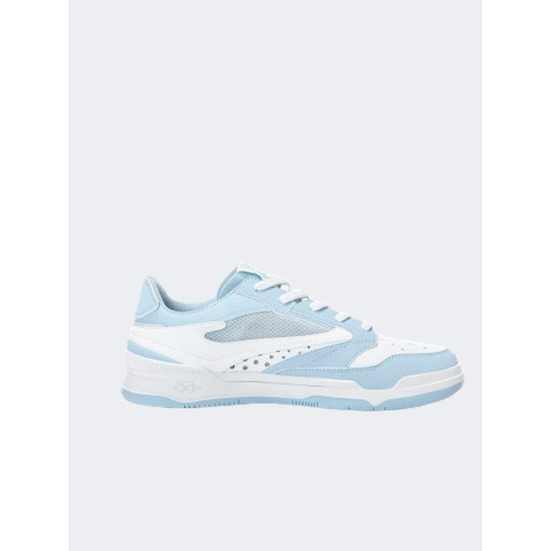 Erke Skateboard Men Lifestyle Shoes White/Light Blue